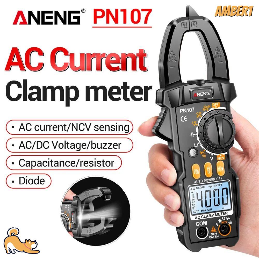 ANENG ST201 Digital Clamp Multimeter 4000 Counts Clamp Ammeters Transistor