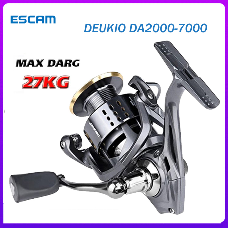 DEUKIO Ultralight Spinning Fishing Reel 3000 7000 Max Drag 7-13kg