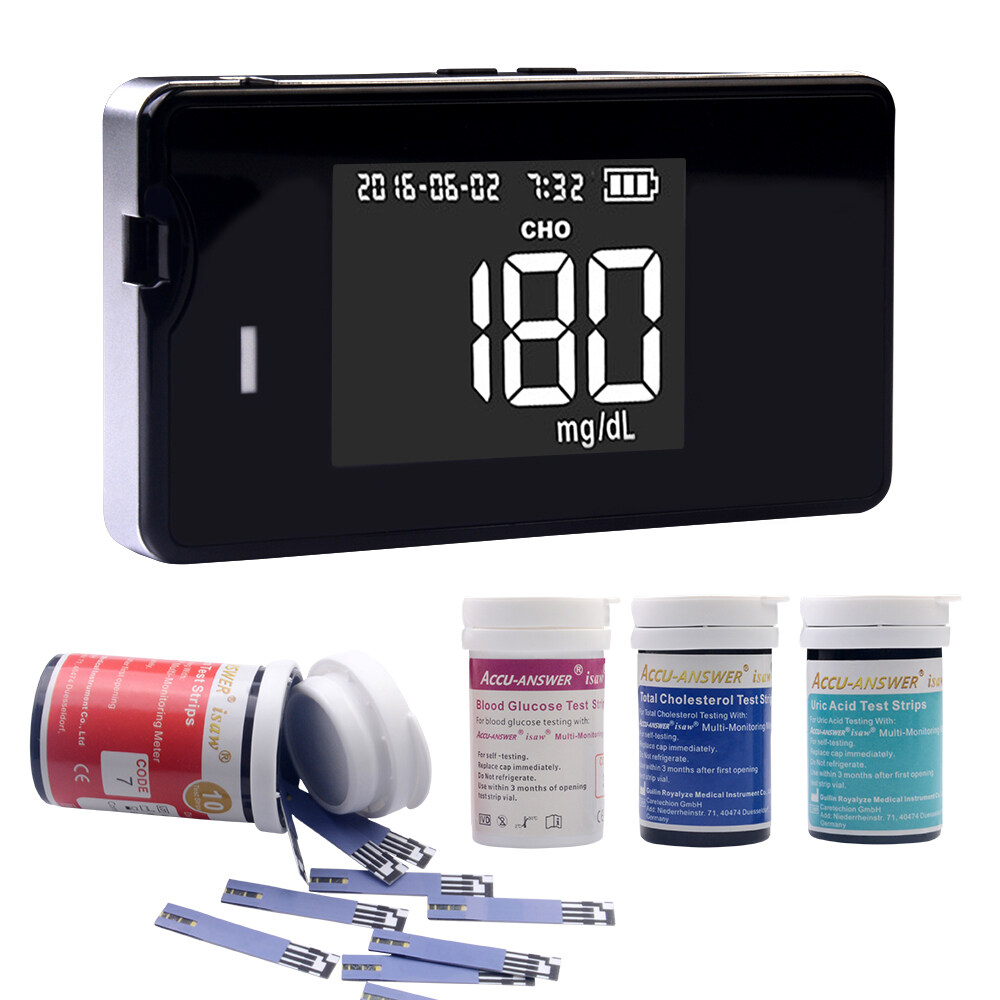 blood pressure glucose cholesterol monitor