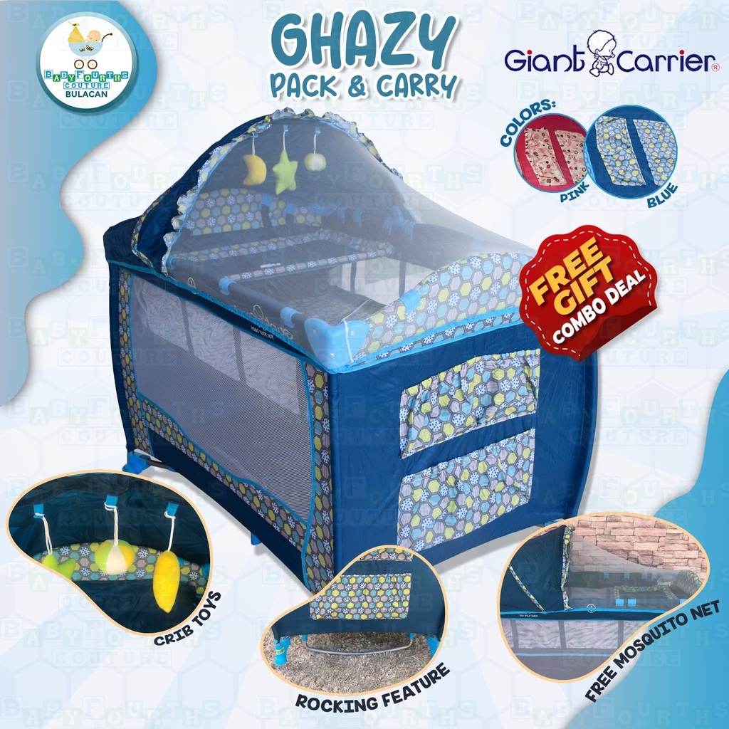 Giant carrier hot sale crib size