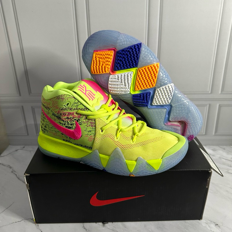 Kyrie 4 confetti on sale fake