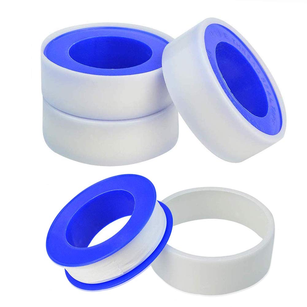 6 Rolls Teflon Tape 3/4Inch(W) X 590Inch(L) Plumbers PTFE Tape