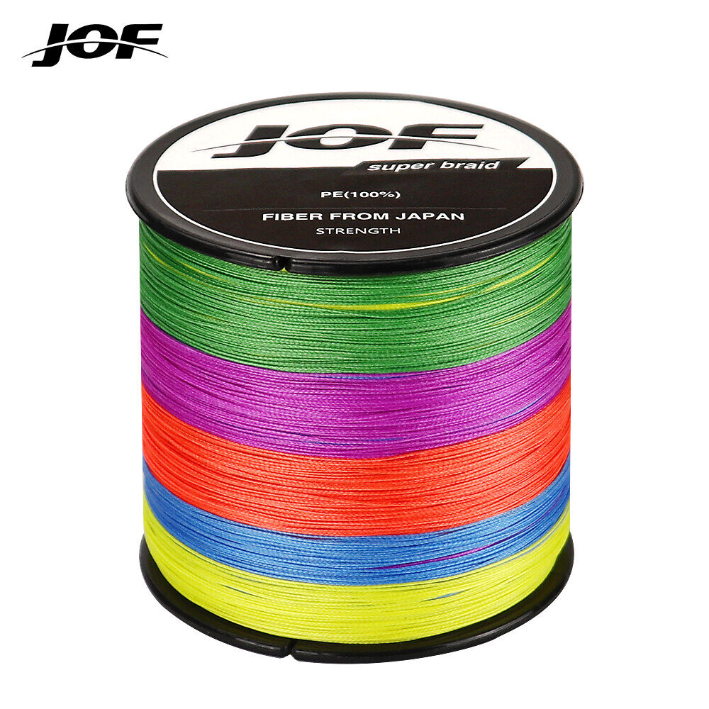 500M 50LB Colorful 4 Strands Multifilament PE Braid Fishing Line