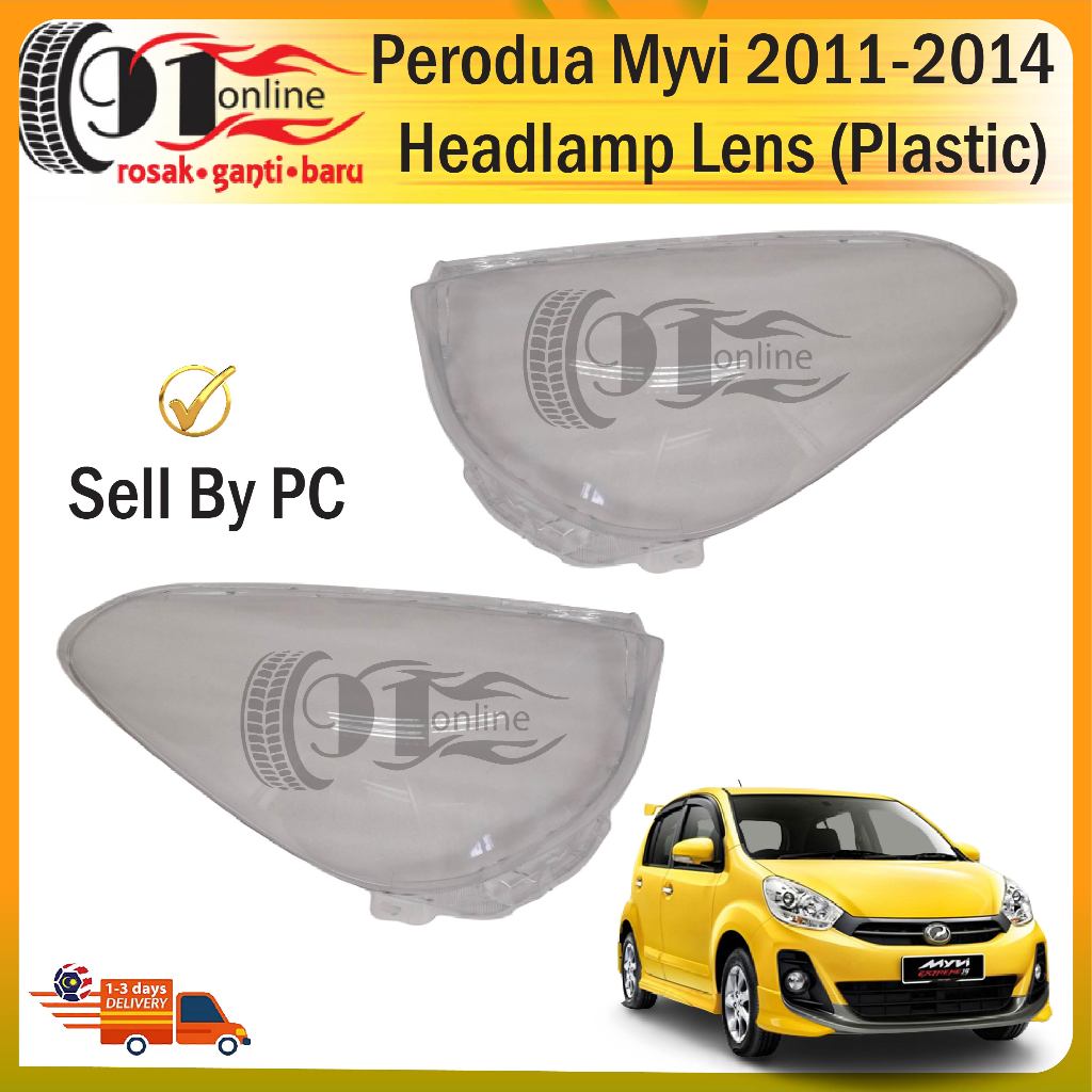 Myvi deals headlamp cover