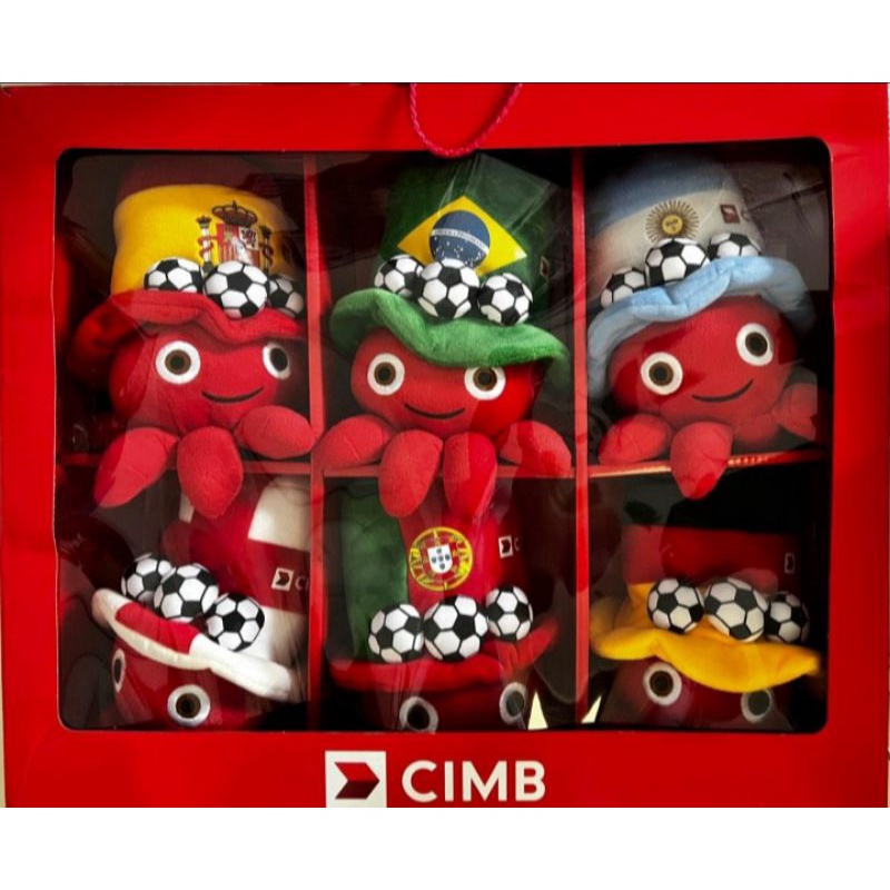 Cimb octopus cheap soft toy 2018