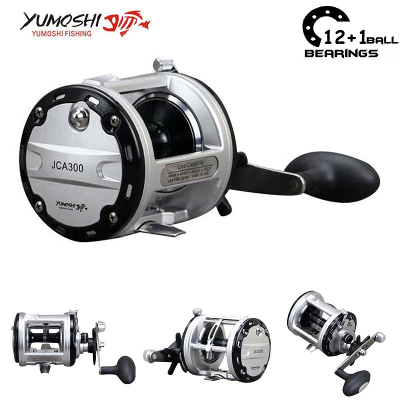 Yumoshi 30 50 Left Right Multiplier Reels Bait Casting Cast Drum