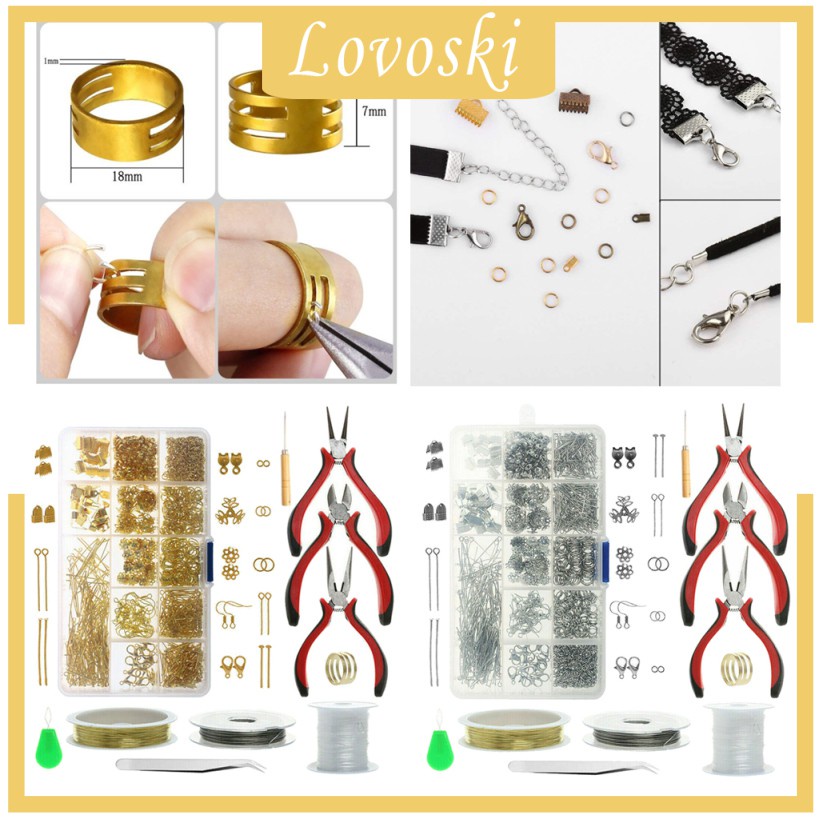 DIY Crystal Bracelet Set Charm Bracelet Making Kit Colorful