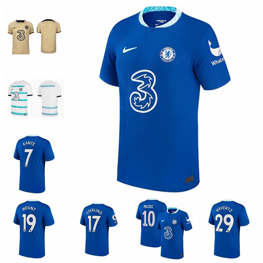 Men's Nike Blue Chelsea 2022/23 Replica Home Jersey