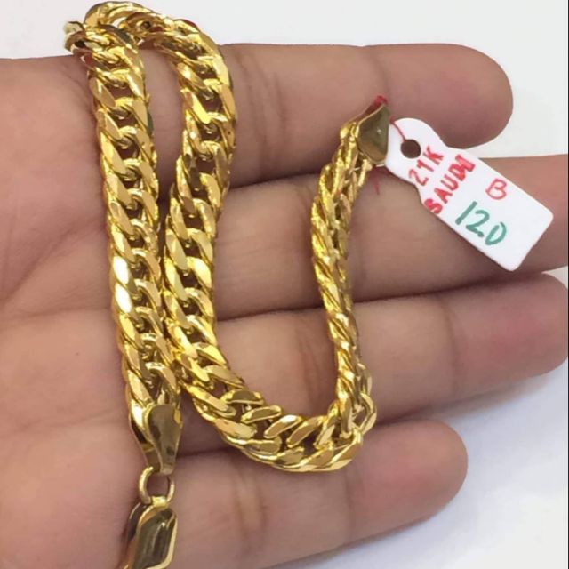 21k saudi deals gold mens bracelet