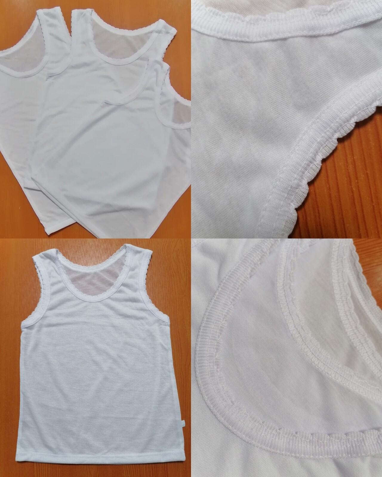 3pcs Sando Bra For Kids And Teens Inner Wear Uniform for Kids