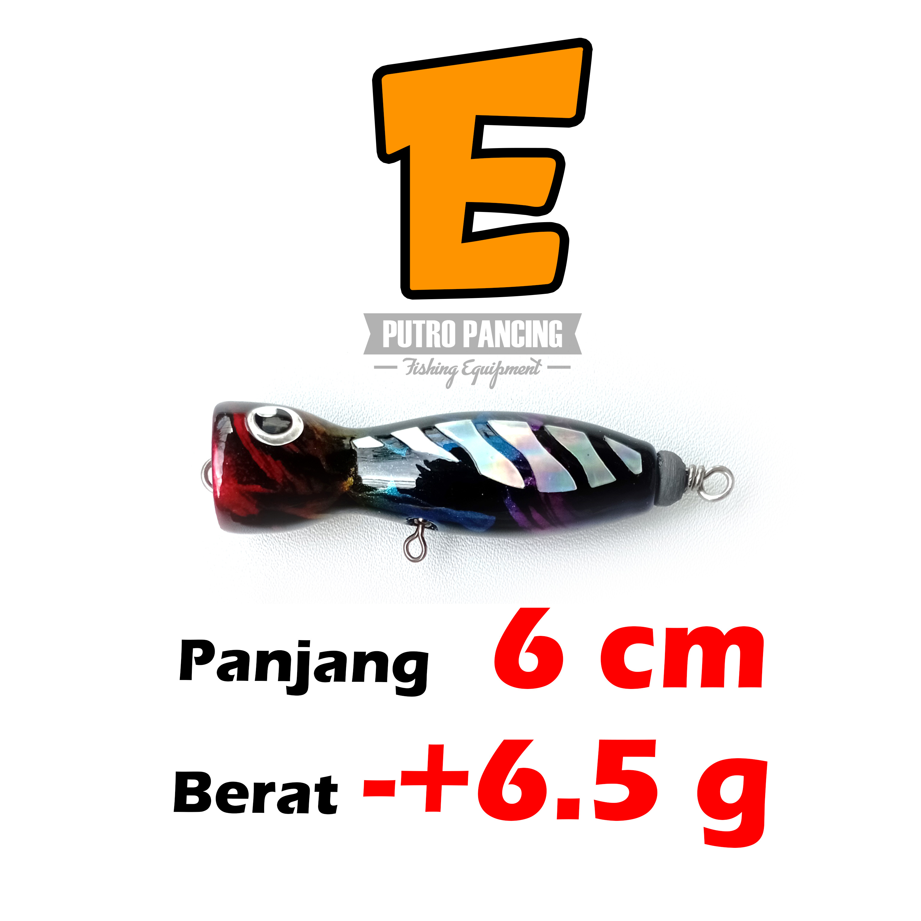 Jual [POP 03] Umpan Pancing Casting Mini Popper Topwater Panjang 5