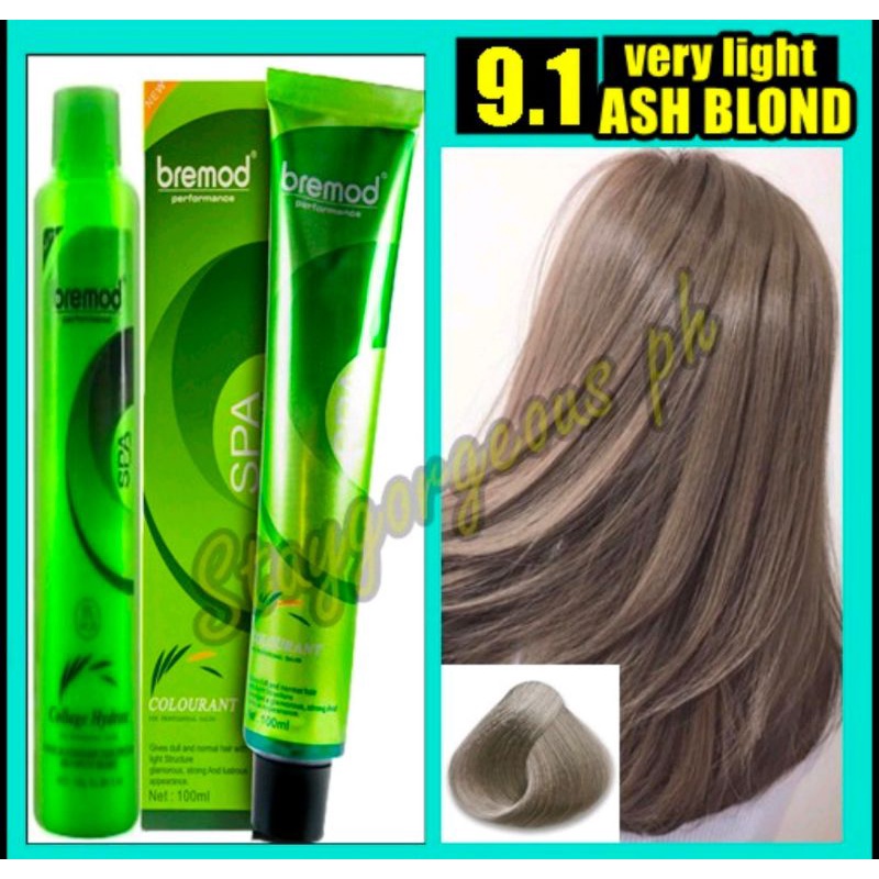 Bremod Hair Color With Oxidizing Ash Blonde Price & Voucher Mar 2023|BigGo  Philippines