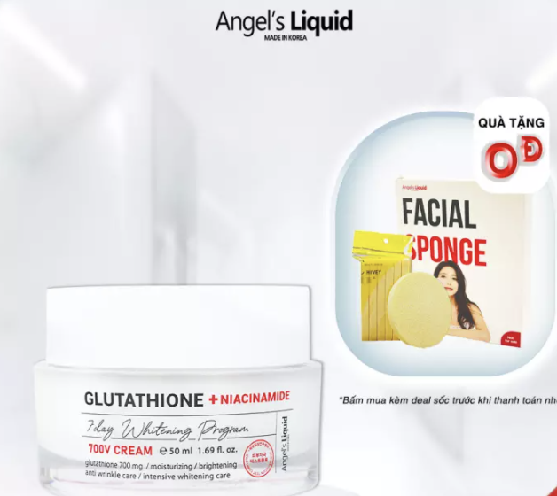 Angel Liquid - Glutathione Plus Niacinamide 700 V Cream 50ml