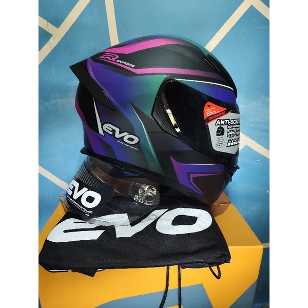 Evo deals helmet purple