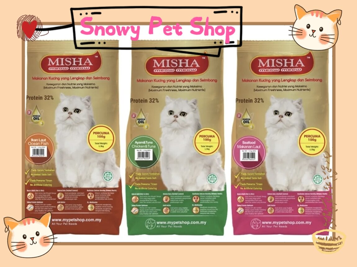 Misha cat food sale