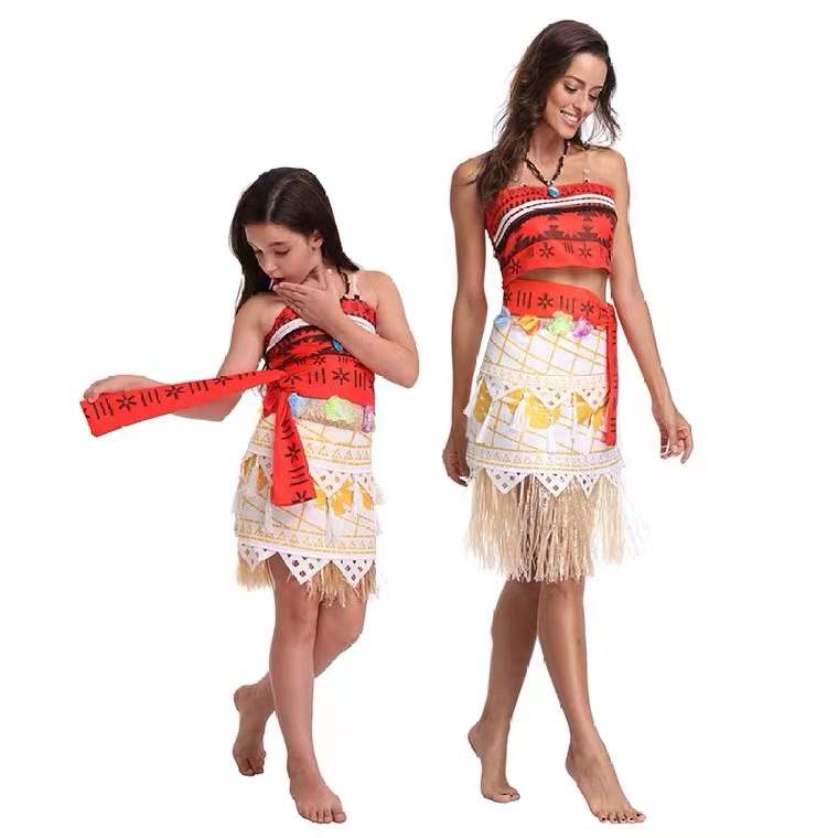 1st 2nd Birthday Dress for Baby Girl Moana Clothing Baby Fantasia