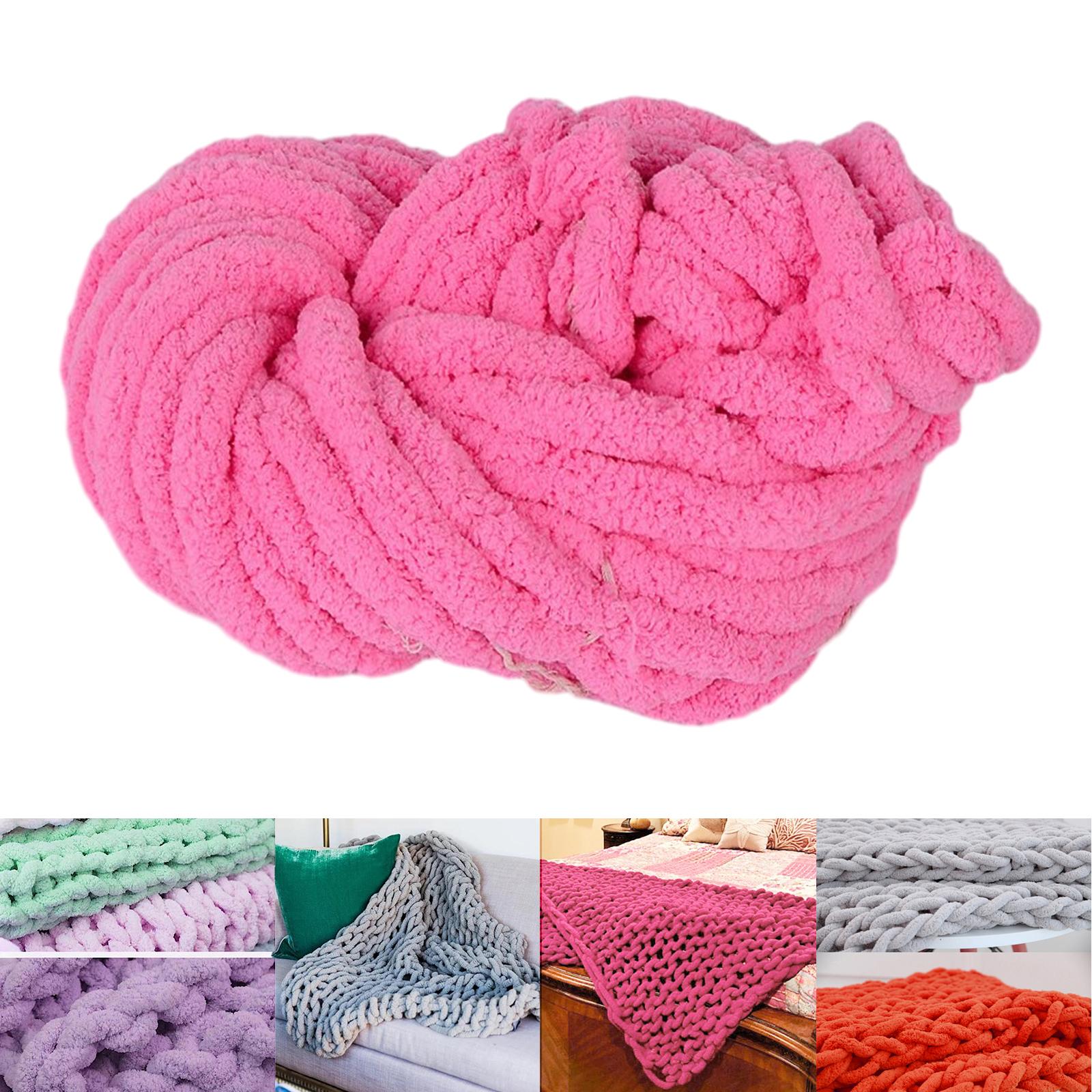Chunky Yarn, Jumbo Tubular Yarn Washable Crocheting Weight Yarn