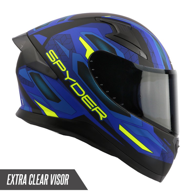 Spyder helmet hot sale blue