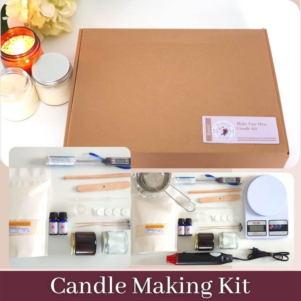 5lbs Soy Wax Candle Making Kit Supplies, Natural Candle Wax For