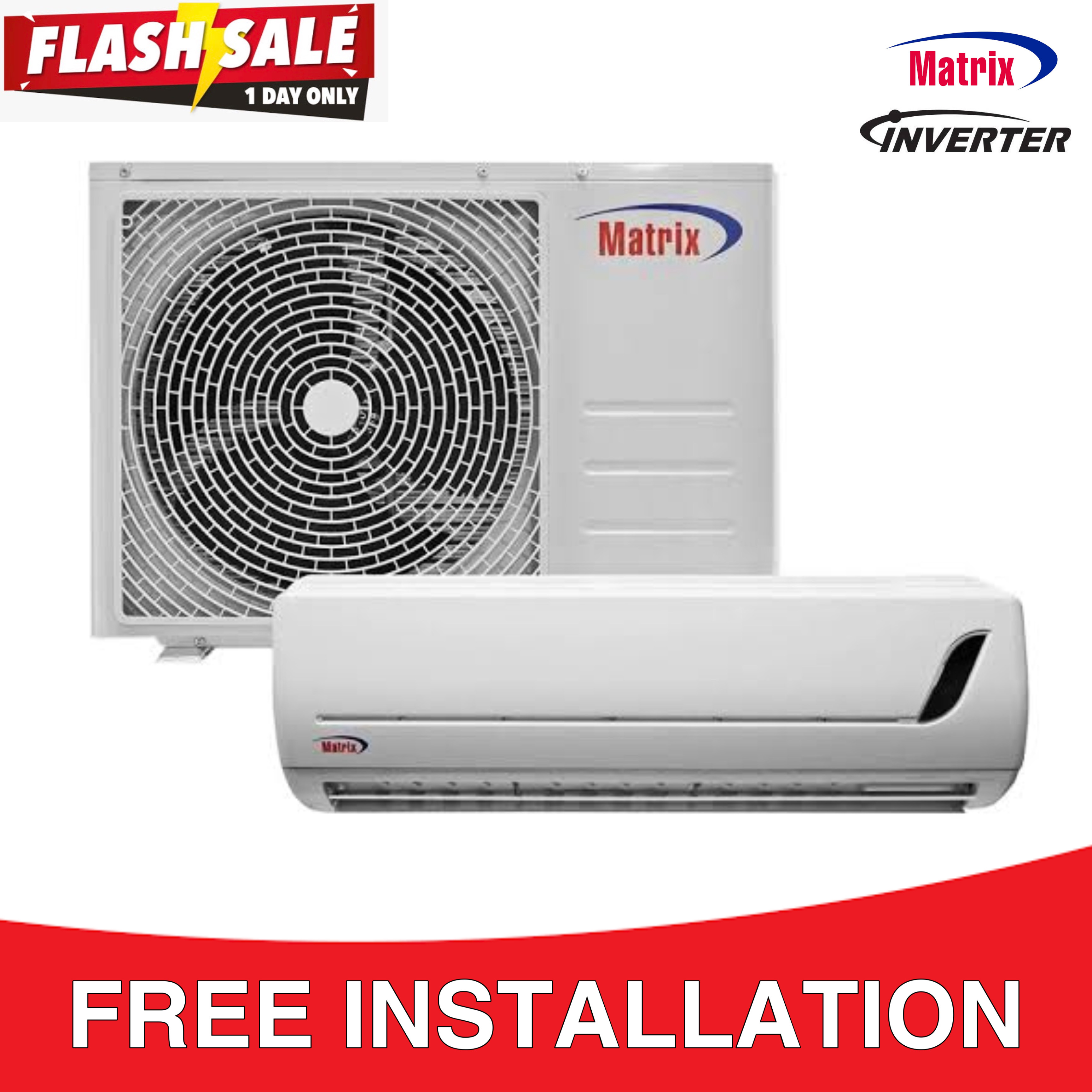 Matrix 1hp split type aircon free installation, TV u0026 Home Appliances, Air  Conditioning and Heating on Carousell