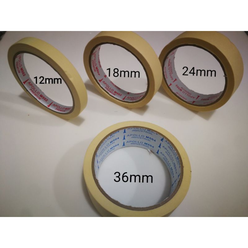 Apollo M500 Premium High Temperature Masking Tape 24MM / 36MM