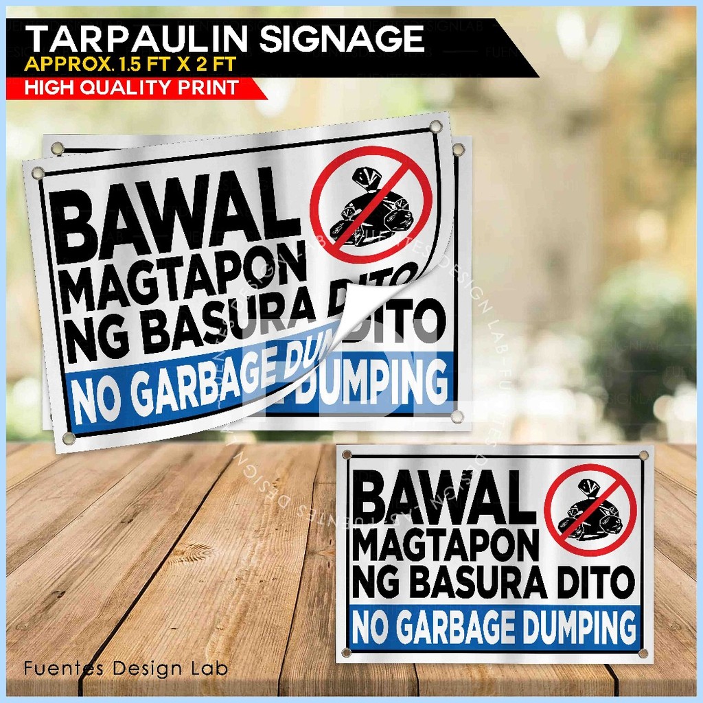garbage signage Price & Voucher Oct 2026 | BigGo Philippines