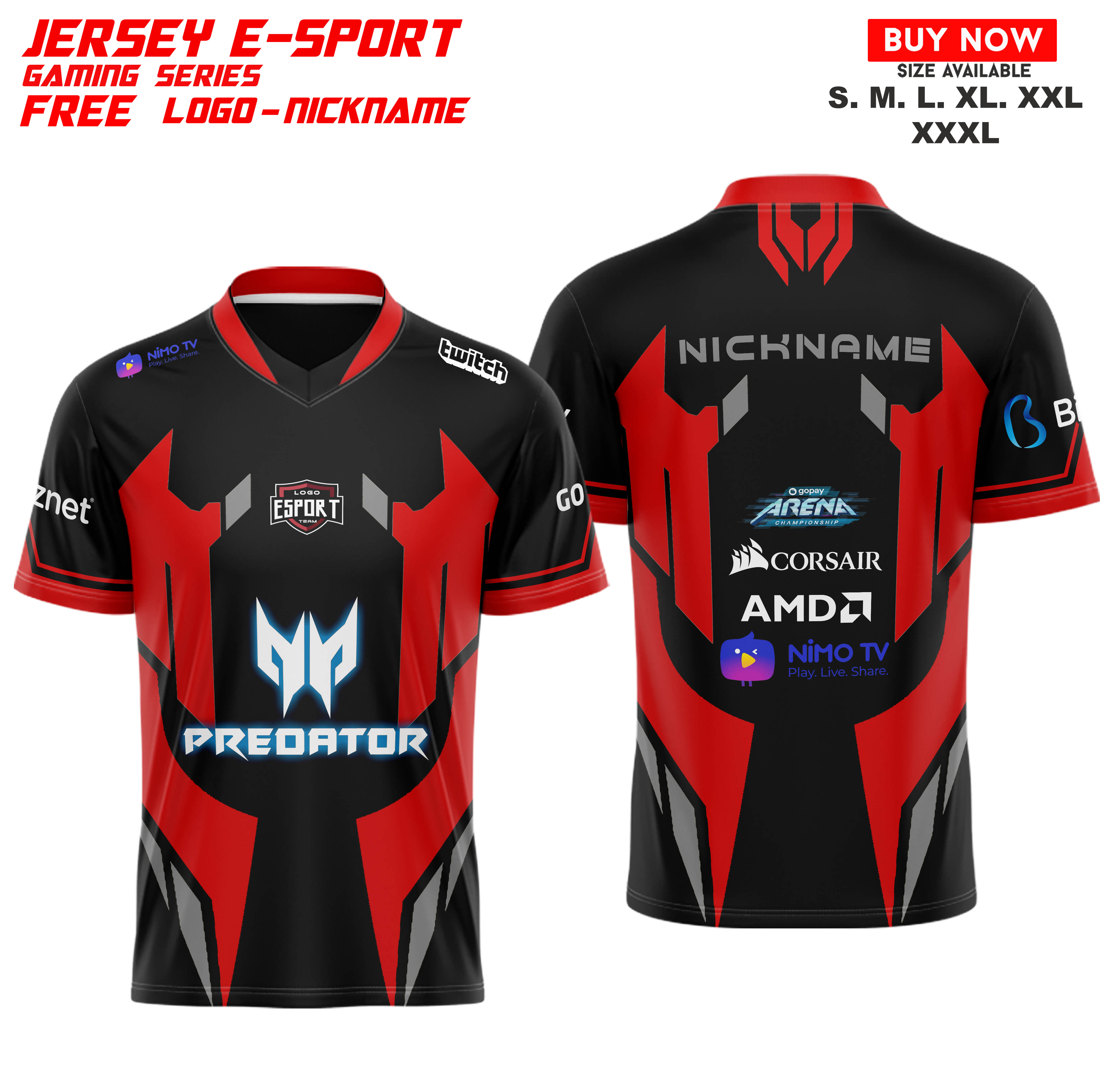 Baju best sale gaming ml