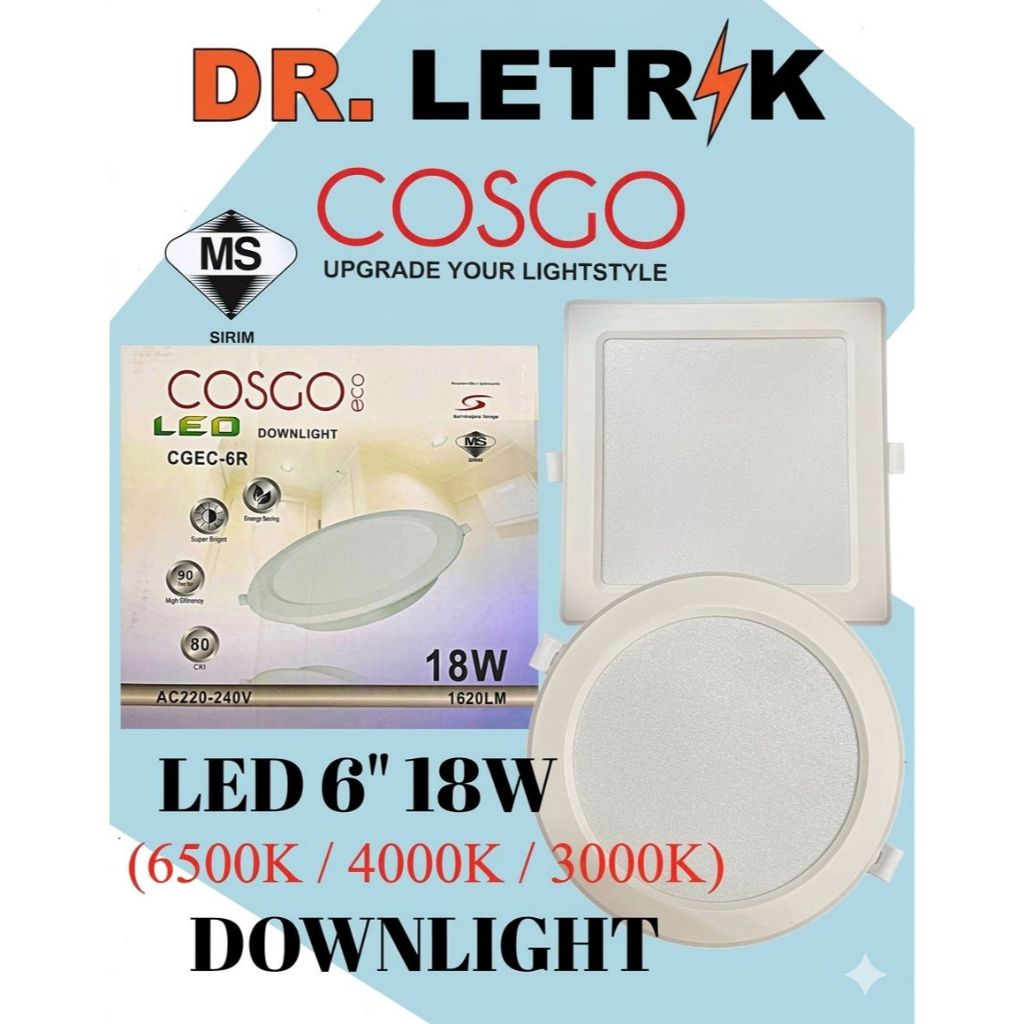 18w led downlight cosgo Price & Promotion-Okt 2026 | BigGo Malaysia