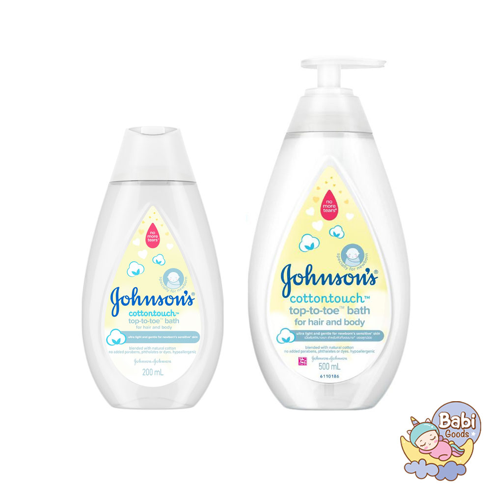 Johnson's CottonTouch Top-to-Toe Baby Bath 500ml 