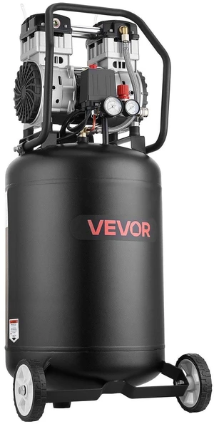 VEVOR 20-Gallon Air Compressor 2HP Oil-Lubricated Vertical Air ...