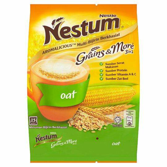 NESTLE NESTUM Grains & More 3in1 Purple Sweet Potato & Taro for a