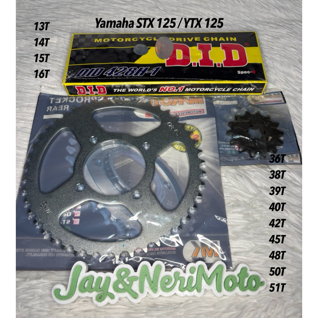 ytx 125 sprocket set Price & Voucher Oct 2026 | BigGo Philippines