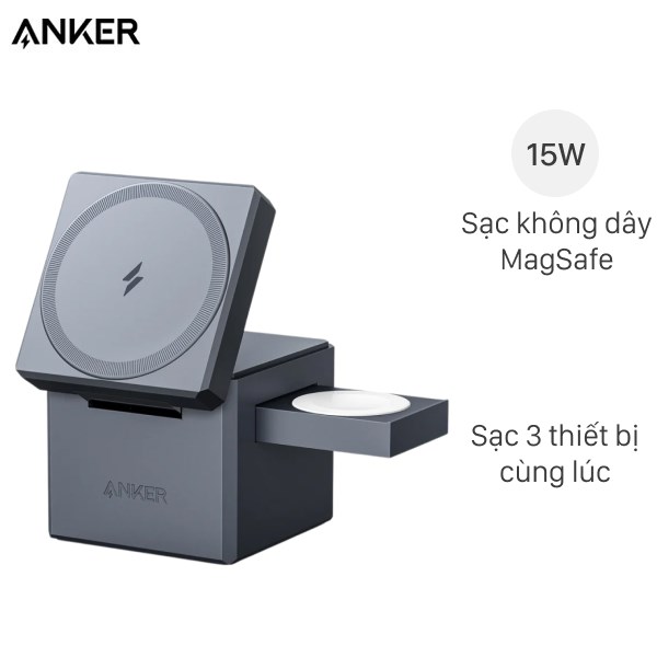 Anker 3-in-1 Cube with MagSafe Y1811