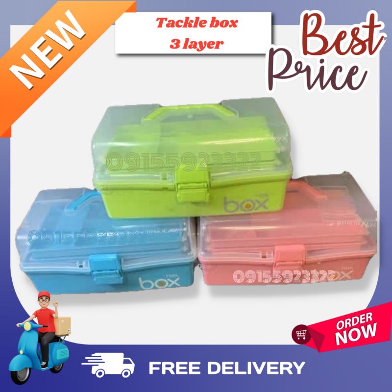 Tackle BOX 3 Layer Price & Voucher Apr 2024