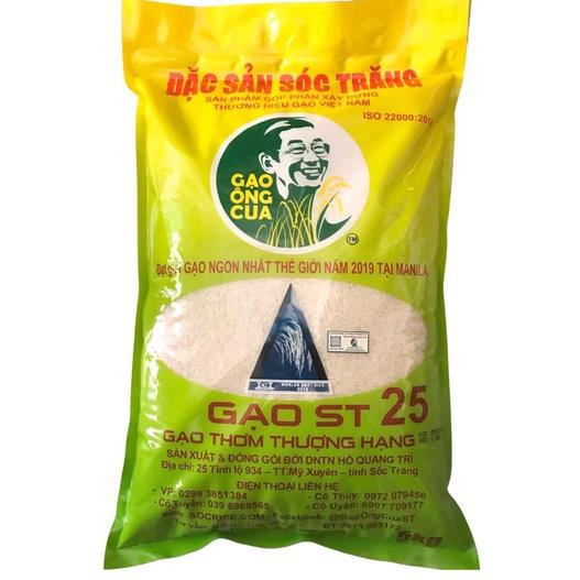 Gạo ST25 Hồ Quang Cua 5KG