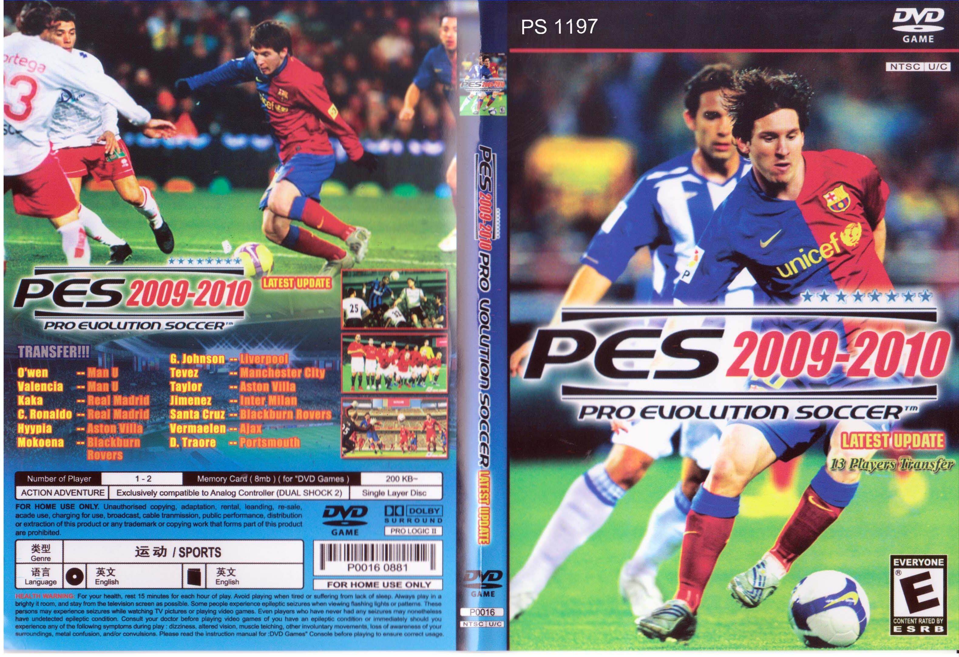 Jogo PES Pro Evolution Soccer 2008 Original - PS2 - Sebo dos Games - 10  anos!