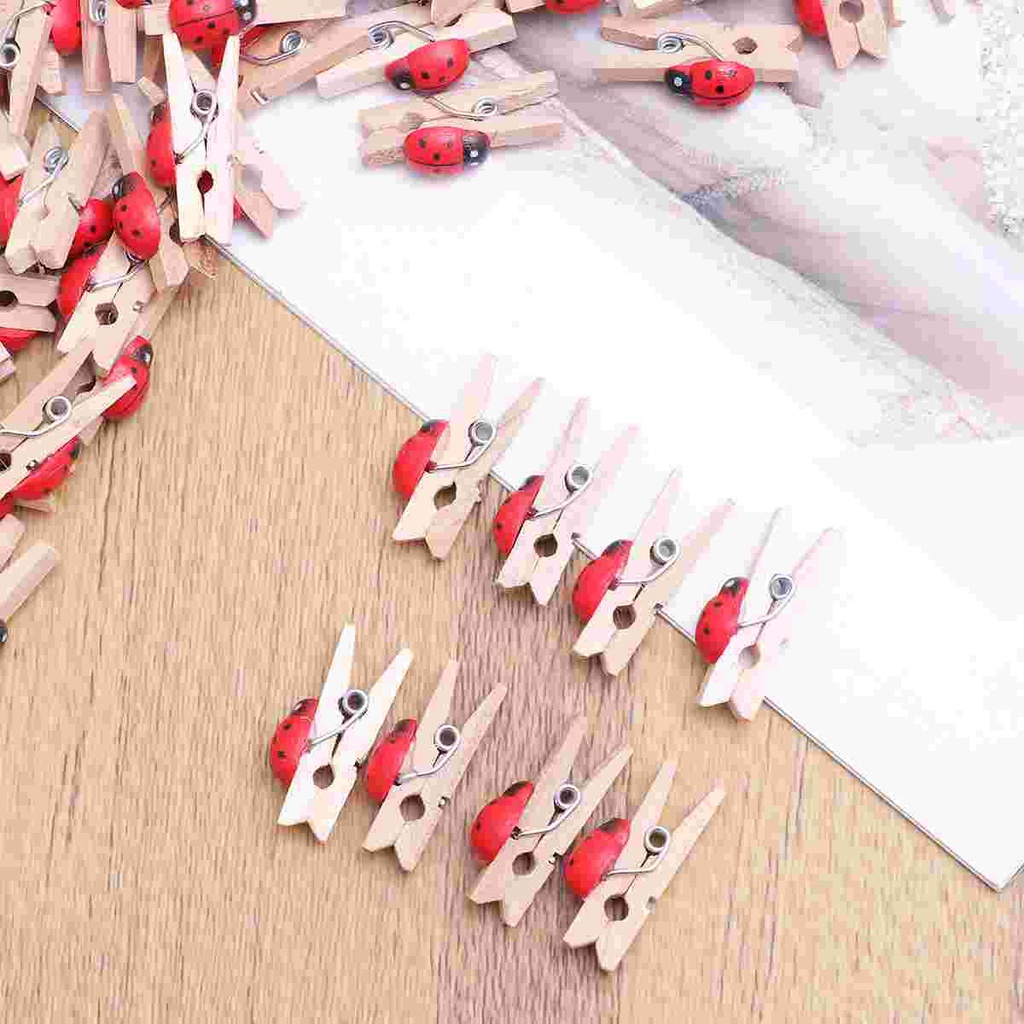 100Pcs/lot Wood Cloth Pegs Pins Quality Mini Clothes Pin Crafts