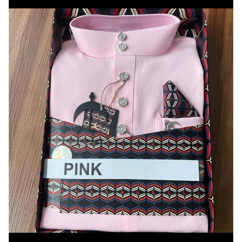 Baju Melayu Ultimate (Soft Pink) – ELRAH EXCLUSIVE