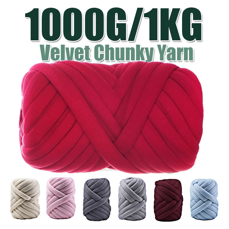 Super Bulky Chunky Yarn Thick diy hand-Knitting bag Soft wool