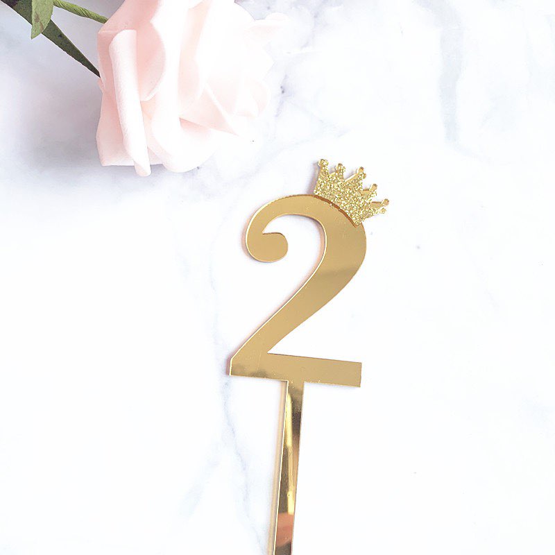 Letter and Number Edible Cake Topper