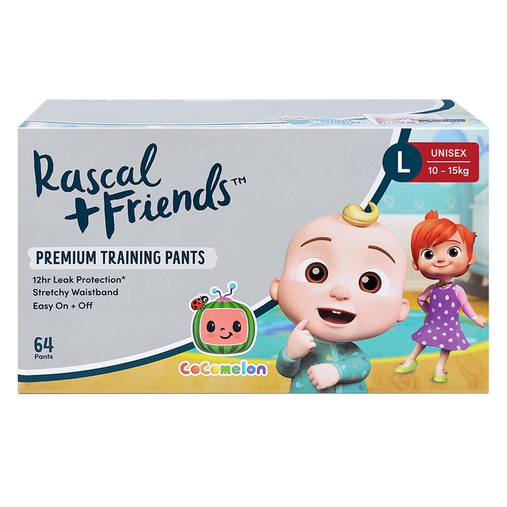 Rascal Friends Diapers CoComelon Edition, Size 4, 150 Count