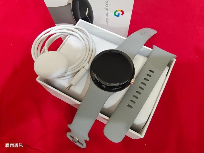 Google Pixel Watch 2 Wi-Fi 41mm Silver Aluminum Case Blue Band GA05032-US  for sale online | eBay