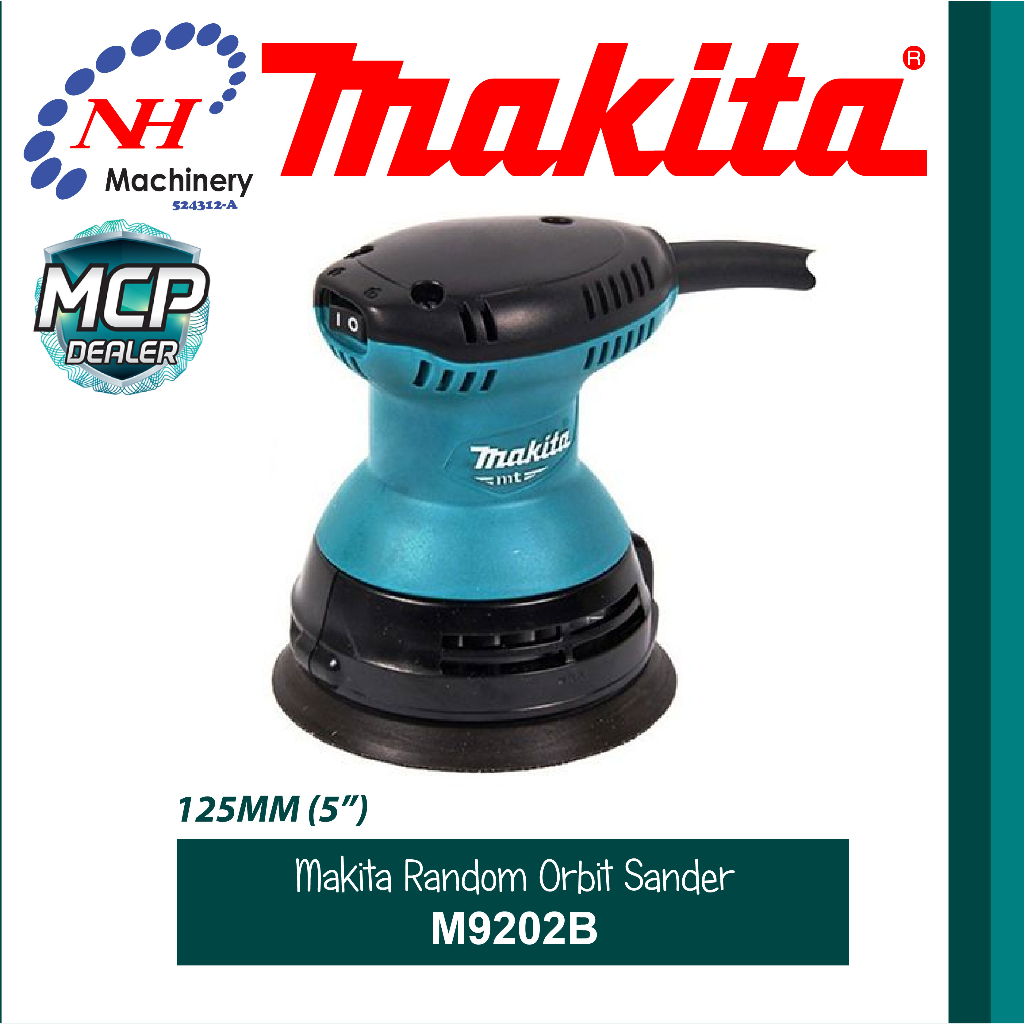 Makita 240w 125mm random on sale orbital sander m9204g