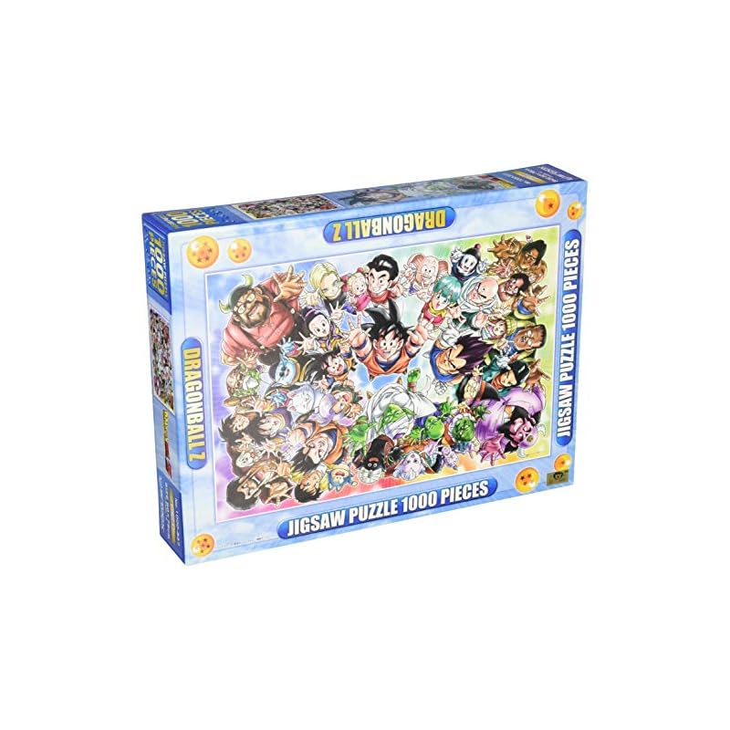 Goku and Gohan Jigsaw Puzzles Bandai Anime Dragon Ball 35 300 500 1000  Pieces Wooden Box Puzzles for Kids Decompression Toys