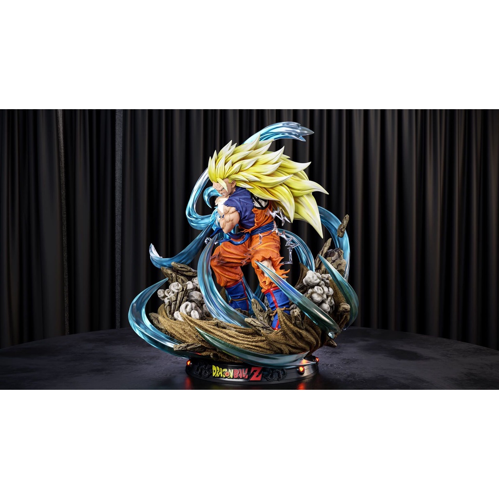 Dragon Ball Z Samurai Figures Son Goku SSJ 3 Figurine Super Saiyan