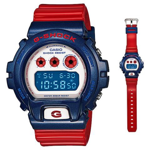 G shock store merah biru