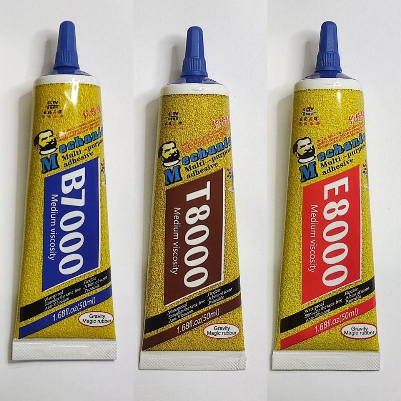 E7000 fabric glue / Multi purpose adhesive glue 50ml Clear / 110ml