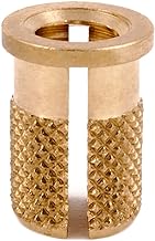 EZ LOK 400-4 Threaded Insert, Brass, Knife Thread, 1/4-20 Internal  Threads, 0.500 Length (Pack of 25)