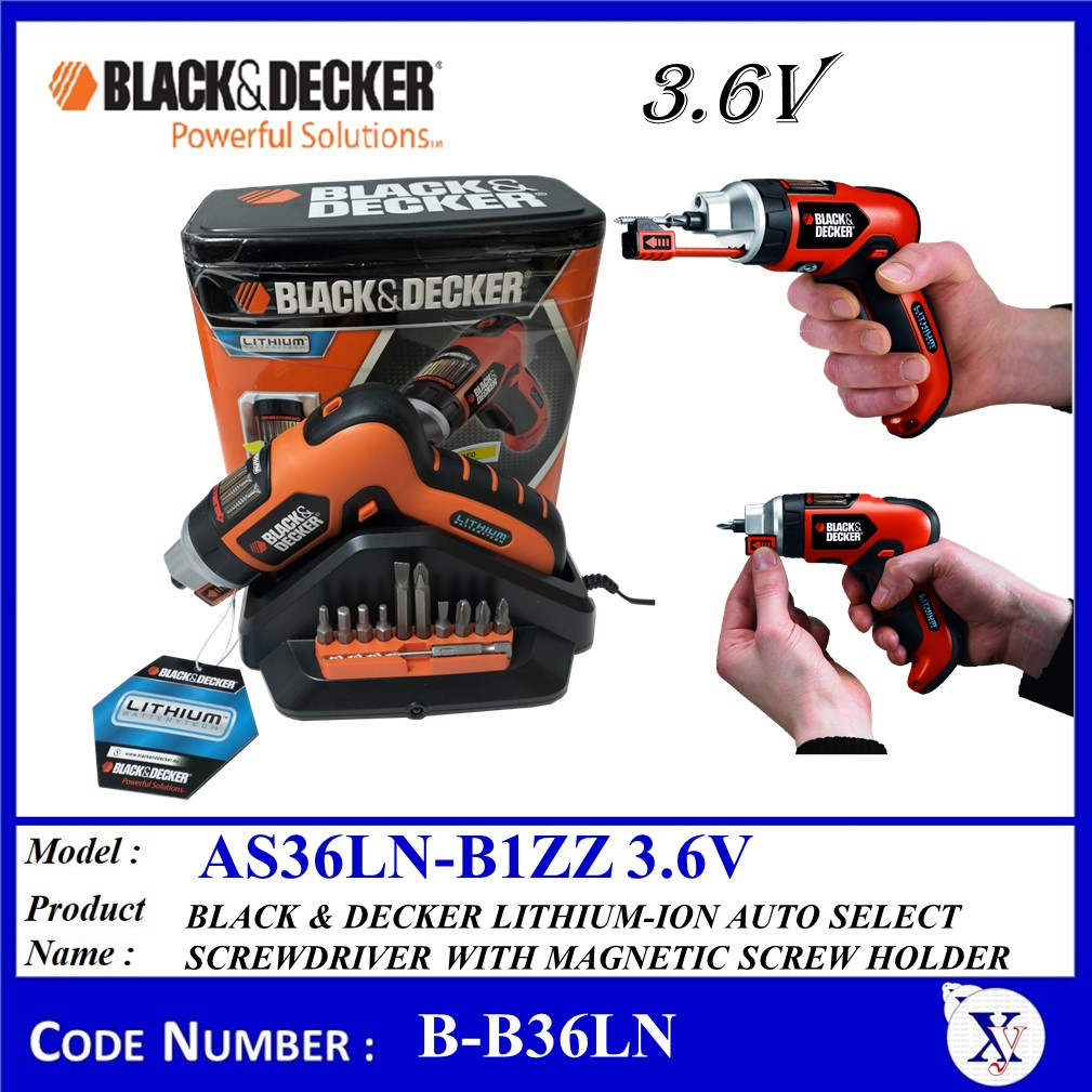 Black+Decker KC36LN Cordless Screwdriver 3.6V