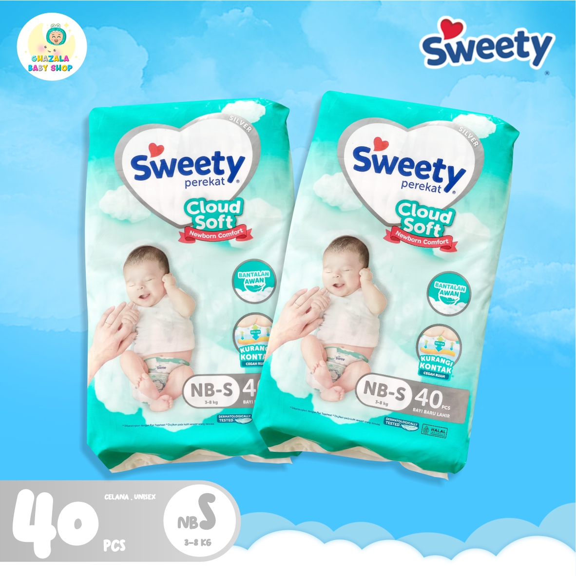 Sweety pampers new sales born